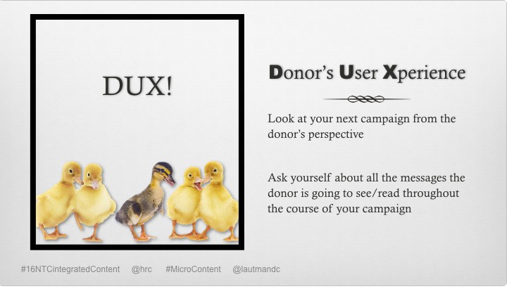 Donors User Experience