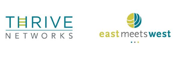 East meets West has one of the best nonprofit logos.