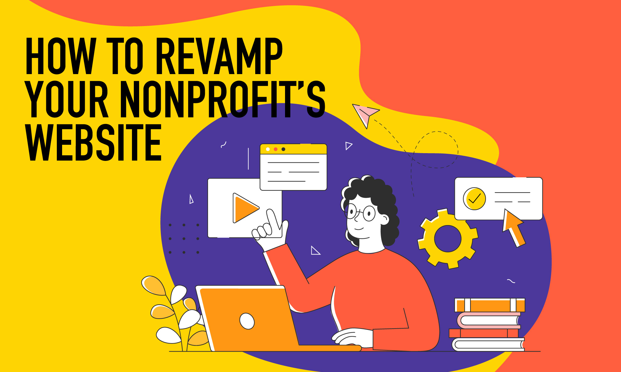 Text: "How to Revamp Your Nonprofit's Website."