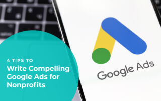 This is the feature image for our post on how to write compelling Google Ads for nonprofits.
