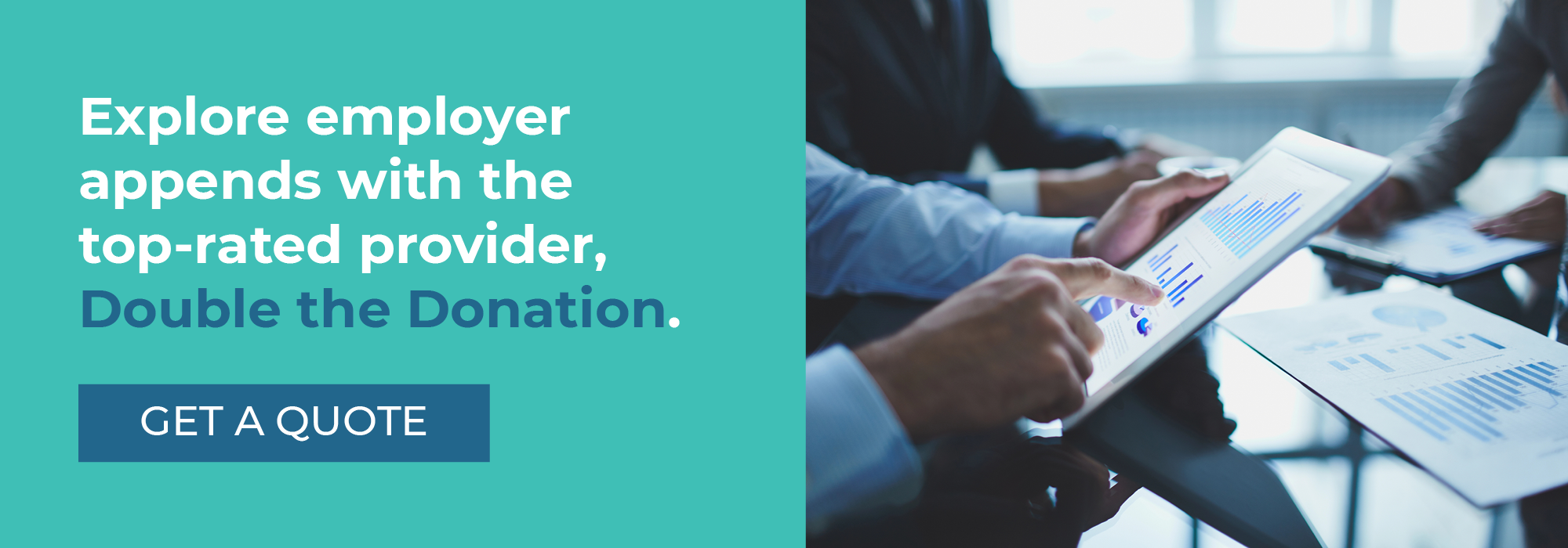 Get started with Double the Donation's employer append services