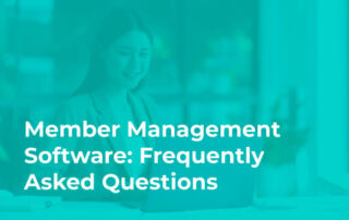 The title of the article, Member Management Software: Frequently Asked Questions.