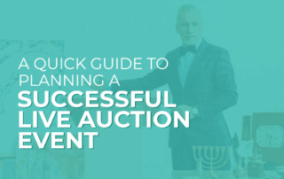 The title of the post: “A Quick Guide to Planning a Successful Live Auction Event.”